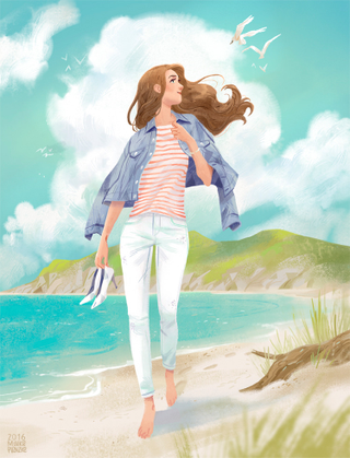 Illustration for article titled The Girl Among The Cherry Blossoms
